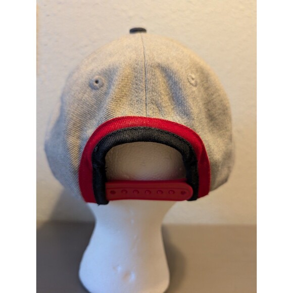 Atlanta Braves Hat Mens Large Medium  New Era 9 Fifty Strapback Baseball Gray - Picture 8 of 9